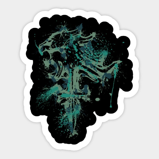 Splatted Fantasy Sticker by ddjvigo